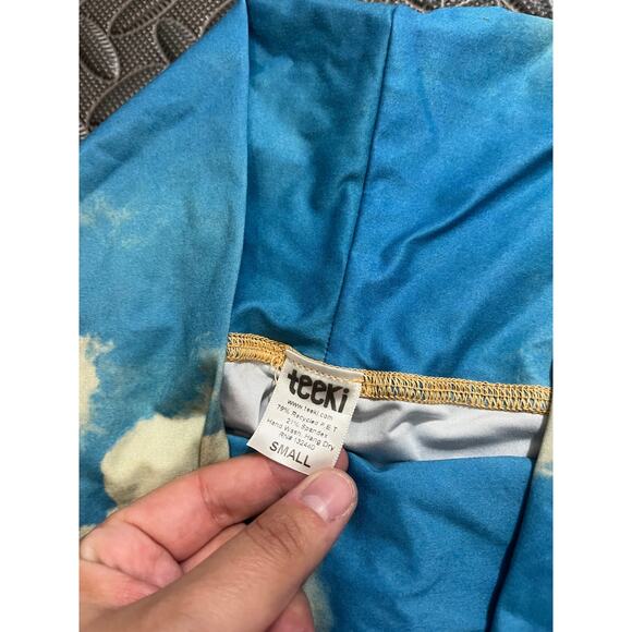 Teeki Unicorn Wrangler Hot Pants Leggings Womens All Over Print Size Small - Picture 3 of 7